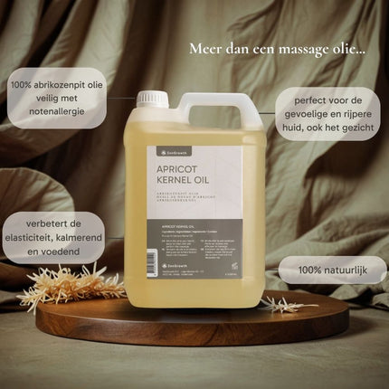 ZenGrowth Abrikozenpit olie 100% Natuurlijk 5l