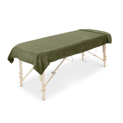 Microvezel massage handdoek XXL - Olijfgroen Donker - 100 x 220 cm
