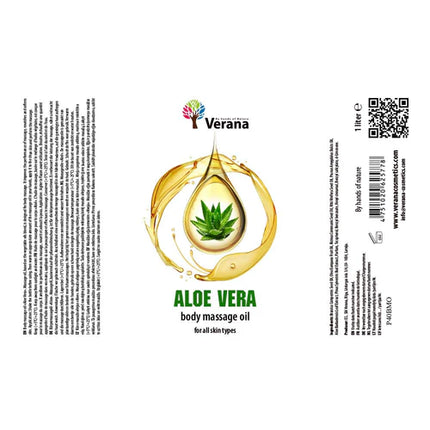 Verana Natürliches Massageöl Aloe Vera 1L