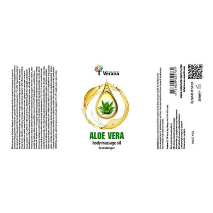 Verana Natürliches Massageöl Aloe Vera 250ml