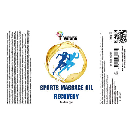 Verana Massageolie Sport en Herstel - 100% Natuurlijk - 5L