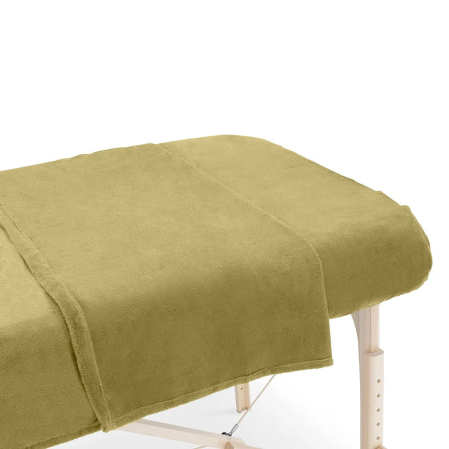 Microvezel massage handdoek XXL - Olijfgroen Licht - 100 x 220 cm
