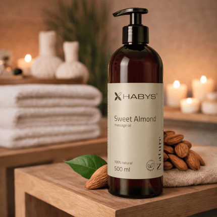 Massageolie Zoete Amandelolie - 100% Natuurlijk - 500ml