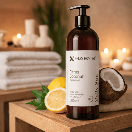 Massageolie Citrus & Kokos - 500ml