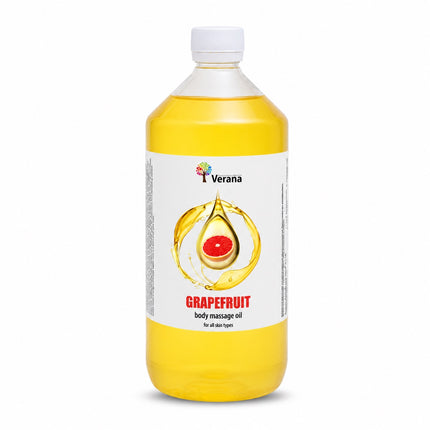 Verana Massageöl Grapefruit - 100% Natürlich - 1L
