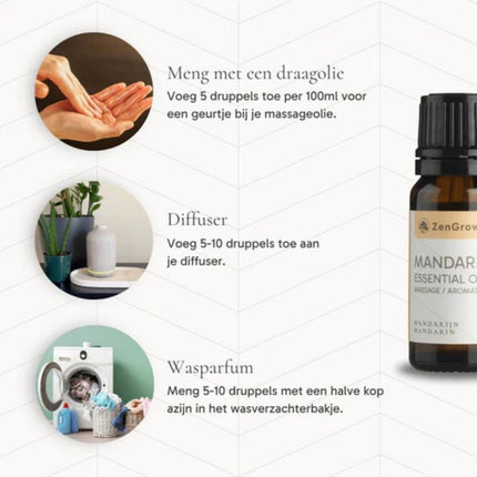 ZenGrowth Etherische Mandarijn 10ml