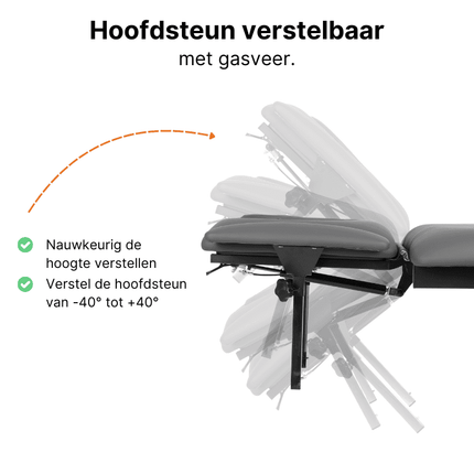 HABYS Elektrische Massagetafel Fortis 5 Grijs