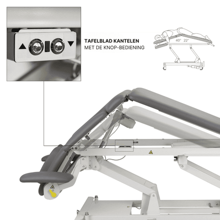 HABYS Elektrische Massagetafel Evero X7 Grijs