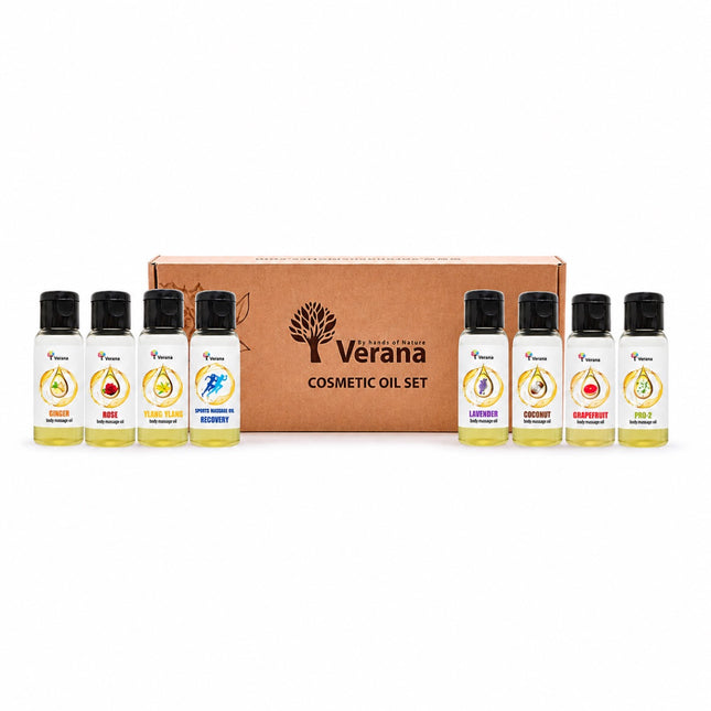 Verana Massageolie Proefpakket 8 x 30ml