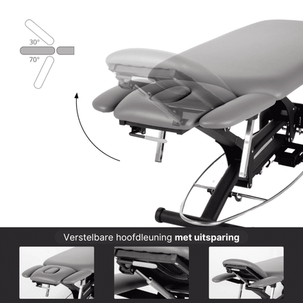 HABYS Elektrische Massagetafel Agila 4 Grijs