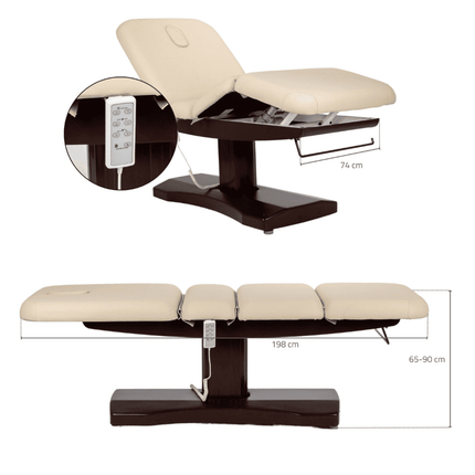 HABYS Elektrische Massagetafel Libra 4 Créme (Verwarmend)