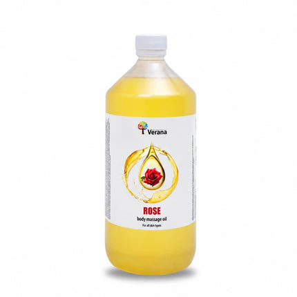 Verana Massageöl Rose - 100% Natur - 1L