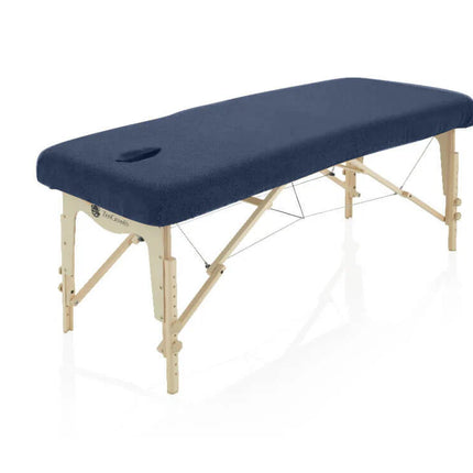 Badstof Hoeslaken Massagetafel met Uitsparing Marineblauw