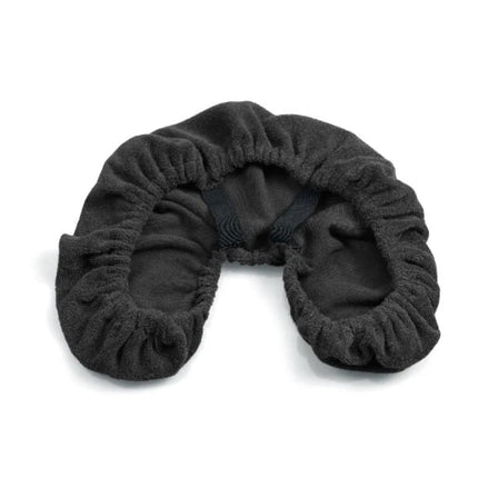 Badstof hoofdsteunhoes massagetafel - Zwart