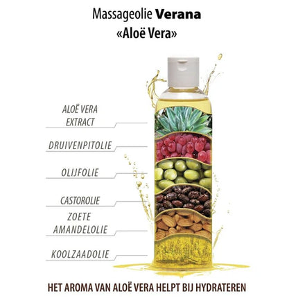 Verana Natürliches Massageöl Aloe Vera 250ml