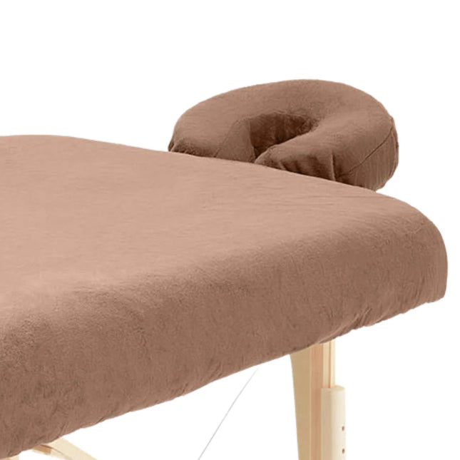 ZenGrowth Microvezel Hoeslakenset Massagetafel Bruin