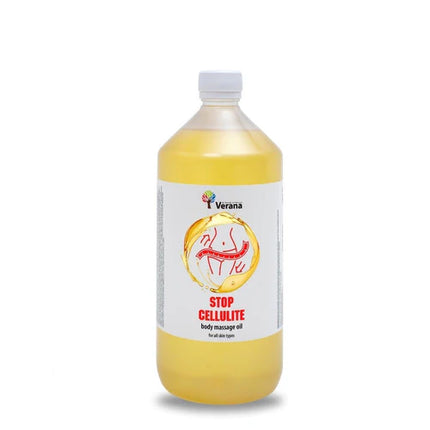 Verana Massageolie Stop Cellulite - 100% Natuurliijk - 1L