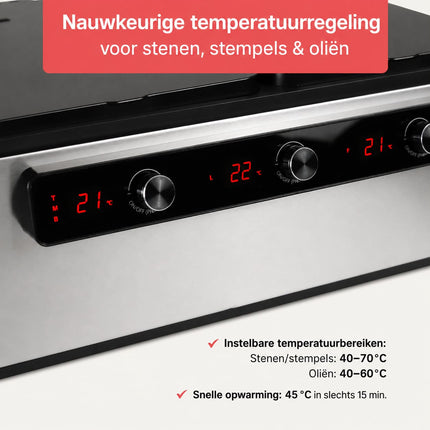3-in-1 Hotstone Heater Pan 12 Liter