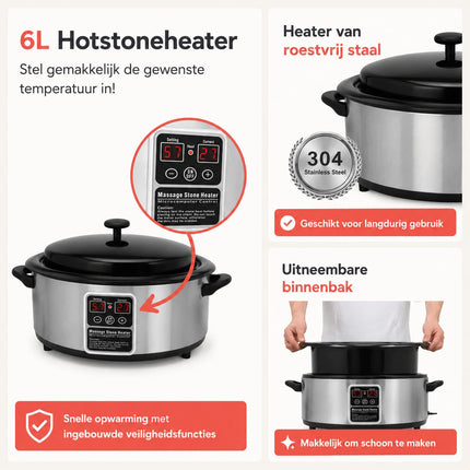 Hot Stone Heizgerät 6 Liter