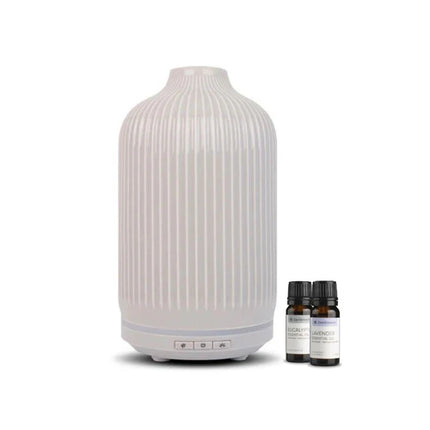 Relax set - Etherische Olie Diffuser Ostro - met 2x 10ml etherische olie