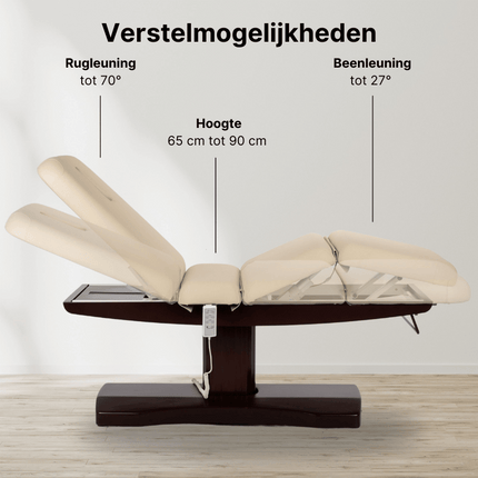 HABYS Elektrische Massagetafel Libra 4 Créme (Verwarmend)