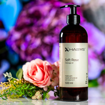 Massageolie Rozengeur - Soft Rose - 500 ml - demassageshop.nl