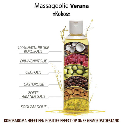 Verana Massageolie Kokos - 5L