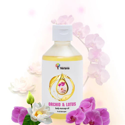 Verana Massageöl Orchidee Lotus - 250ml