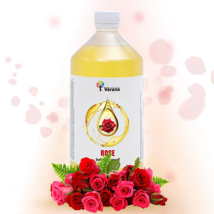 Verana Massageöl Rose - 100% Natur - 1L