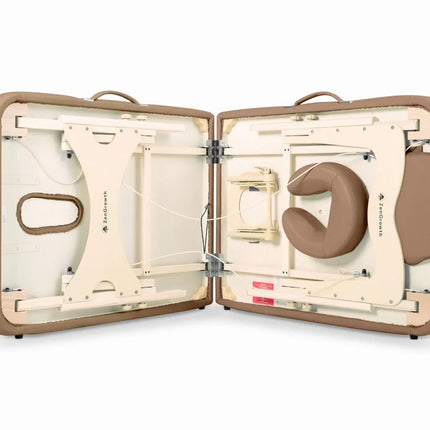 ZenGrowth Inklapbare Massagetafel Belverde Mocca 76 cm