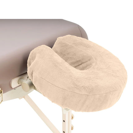 Microvezel hoofdsteunhoes voor massagetafel - Zandbeige (2 stuks)