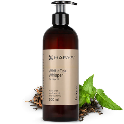 Massageolie Zonnebloemolie - White Tea Whisper - 500ml