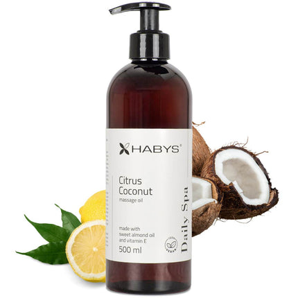 HABYS Massageöl - Zitrone Kokos 500ml