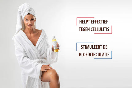 Verana Massageolie Stop Cellulite - 100% Natuurliijk - 1L