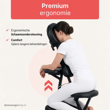 HABYS Inklapbare Massagestoel Flexo Zwart