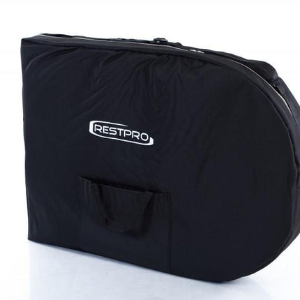 RESTPRO Inklapbare massagetafel Classic Oval 2 Zwart - demassageshop.nl